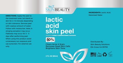 Content Of Labeling 60 mL (Lactic Acid 50 Skin Chemical Peel 60ml)